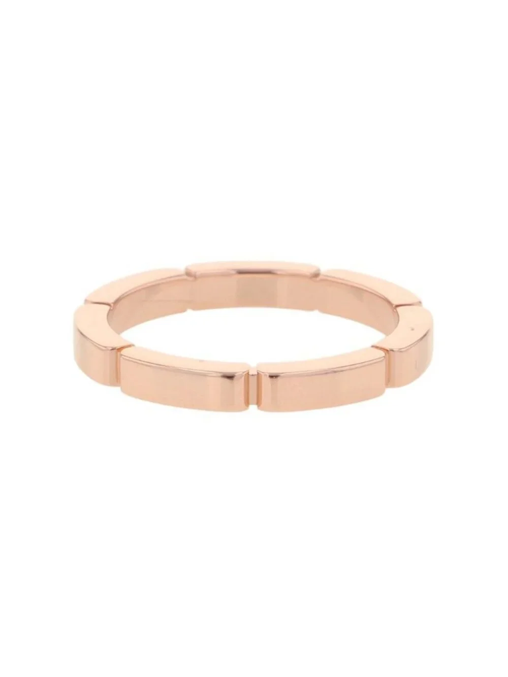 Cartier Ring Maillon Panthere Wedding Diamond Total 18k Pink Gold